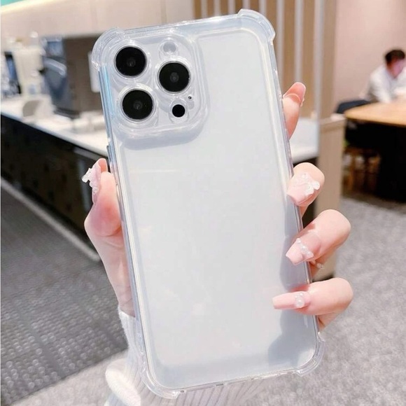 ⚠️Clearance🫧iPhone 13/Pro/Pro Max Clear Protective Anti Fall iPhone Cases - Picture 1 of 6